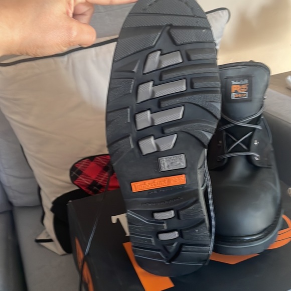 NIB Timberland Steel Safety Toe Work Boots 14 - Picture 3 of 8